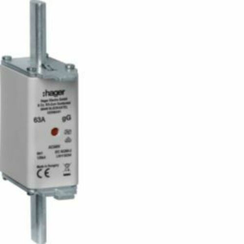 Hager NH-Sicherung NH1C gG 500V 63A K-Melder LNH1063M