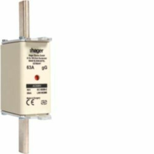 Hager NH-Sicherung NH1C gG 690V 63A K-Melder LNH1063M6
