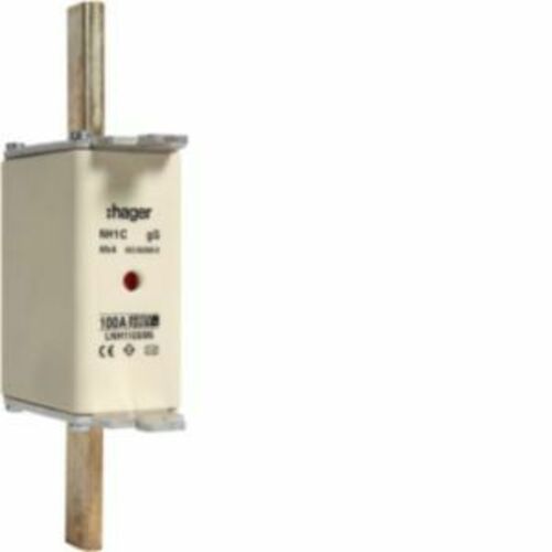 Hager NH-Sicherung NH1C gG 690V 100A K-Melder LNH1100M6