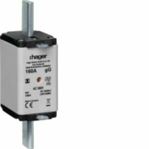 Hager NH-Sicherung NH1 gG 500V 160A Iso-Griff LNH1160MK
