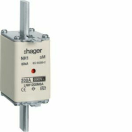 Hager NH-Sicherung NH1 690V aM 200A K-Melder LNH1200M6A