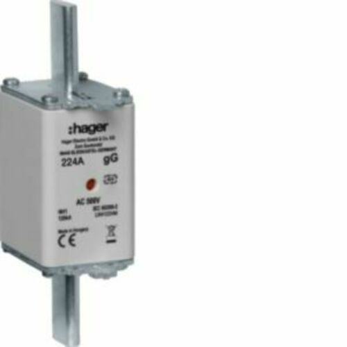 Hager NH-Sicherung NH1 gG 500V 224A K-Melder LNH1224M