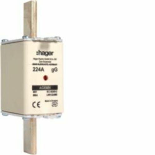 Hager NH-Sicherung NH1 gG 690V 224A K-Melder LNH1224M6