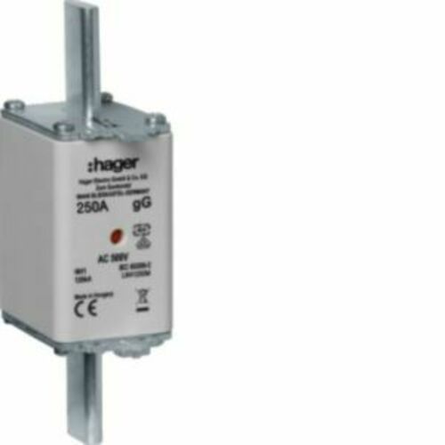 Hager NH-Sicherung NH1 gG 500V 250A K-Melder LNH1250M