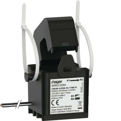 Hager Klappwandler SC1 18mm 125/5A SRR01255A Hager Klappwandler SC1 18mm 125/5A SRR01255A