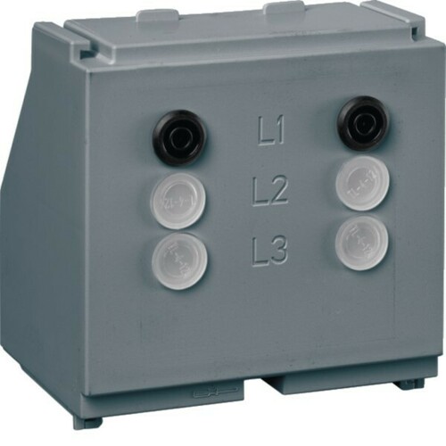 Hager Messgerätehalter kurz 1phasig FV+ Gr.1-3 LV8ZMKE