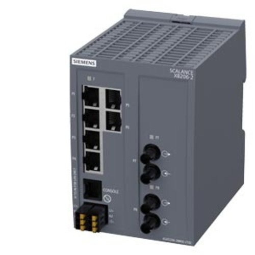 Siemens Dig.Industr. SCALANCE XB206-2 (ST, E/IP) 6GK5206-2BB00-2TB2 Siemens Dig.Industr. SCALANCE XB206-2 (ST, E/IP) 6GK5206-2BB00-2TB2