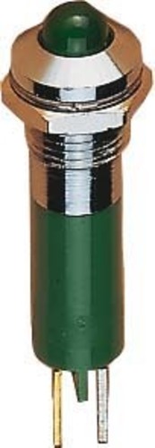 Scharnberger+Hasenbein LED-Signallampe Außenrefl. 5mm 24-28VDC bl IP67 38138