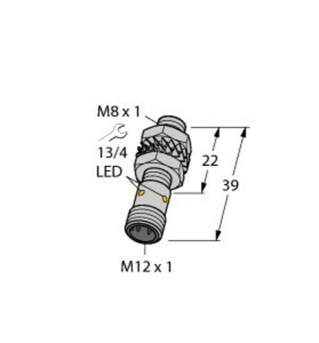 Turck Sensor induktiv BI2-EG08K-VN6X-H1341