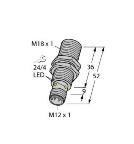 Turck Sensor induktiv BI5-M18-AN6X-H1141