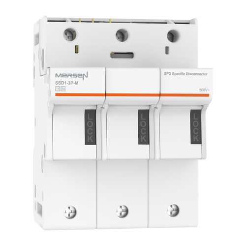 Mersen SPD spez. Trennschalter Typ 1+2, Iimp 12,5kA SSD1-3P-M