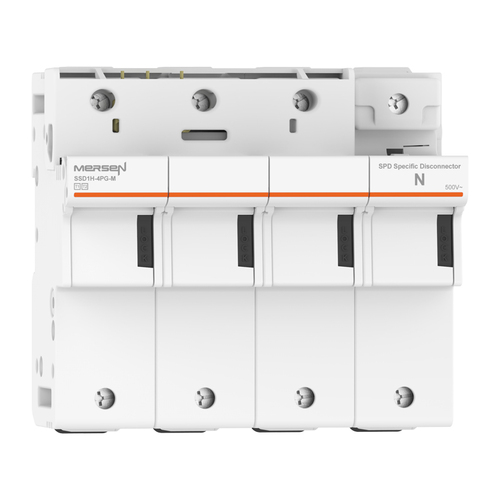 Mersen SPD spez. Trennschalter Typ 1+2, Iimp 25 kA SSD1H-4PG-M