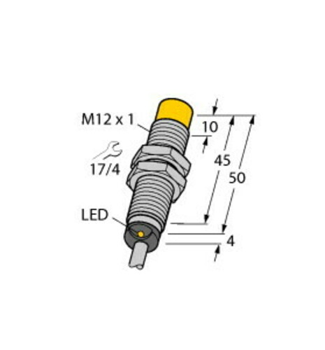 Turck Sensor induktiv NI8-M12-VP6X 7M