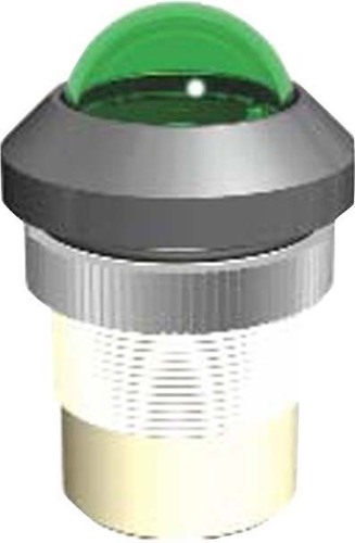Scharnberger+Hasenbein LED-Signalleuchte 22mm 230VAC/DC weiß mt/chr 38614