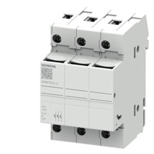 Siemens Dig.Industr. Zylindersicherungshalter 10x38 32A 3P 3NW7033-2 Siemens Dig.Industr. Zylindersicherungshalter 10x38 32A 3P 3NW7033-2
