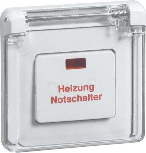 Peha Heizung-Notschalter weiß 1-pol.Universal D 81.516 V K HN