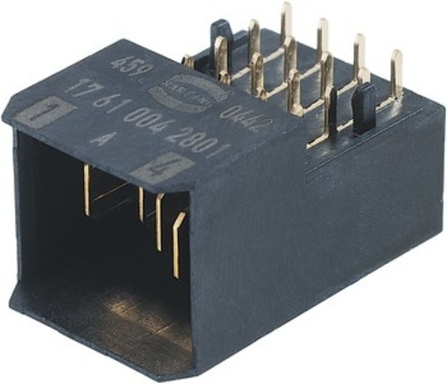 Harting Messerleiste gewinkelt Reflowlötanschluss 17610042801 Harting Messerleiste gewinkelt Reflowlötanschluss 17610042801