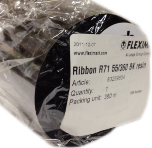 Lapp Zubehör FLEXIMARK-Farbband-R71- 55/360-Harz-BK 83259604