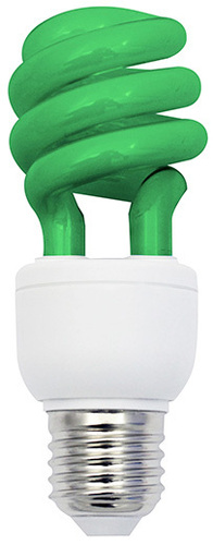 Scharnberger+Hasenbein Energiesparlampe 40x144mm E27 230V 11W grün 44341 Scharnberger+Hasenbein Energiesparlampe 40x144mm E27 230V 11W grün 44341