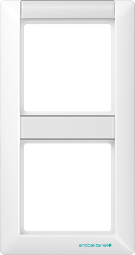 Jung Rahmen 2-fach alpinweiß senkrecht ABAS 582 NA WW Jung Rahmen 2-fach alpinweiß senkrecht ABAS 582 NA WW