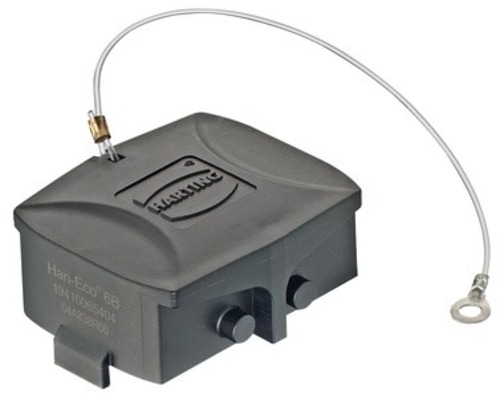 Harting Abdeckkappe Anbaugehäuse Baugröße: 6B 19410065403