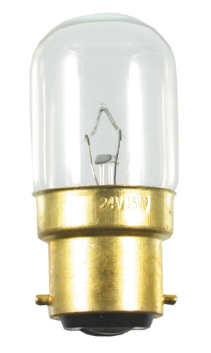 Scharnberger+Hasenbein Birnenlampe 26x50mm Ba22d 30V 15W 47169