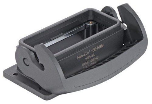 Harting Anbaugehäuse Baugröße: 16B Längsbügel Polyamid 19430160340 Harting Anbaugehäuse Baugröße: 16B Längsbügel Polyamid 19430160340