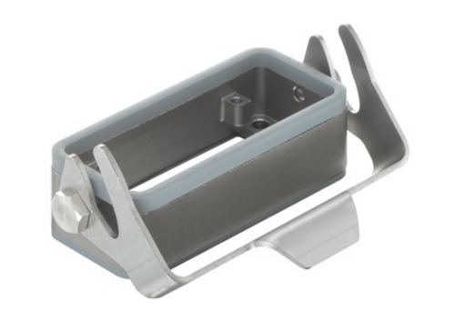 Harting Anbaugehäuse Baugröße: 10B Längsbügel Edelstahl 19443100306