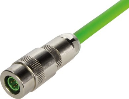 Harting Kabelsteckverbinder gerade Stift D-Kodierung 21021851430