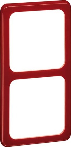 Peha Rahmen 2-fach rt waage/senkrecht D 80.672 ROT