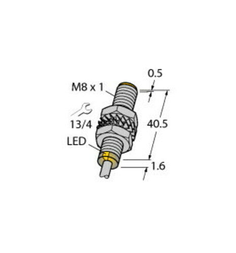 Turck Sensor induktiv BI2-M08E-AN6X