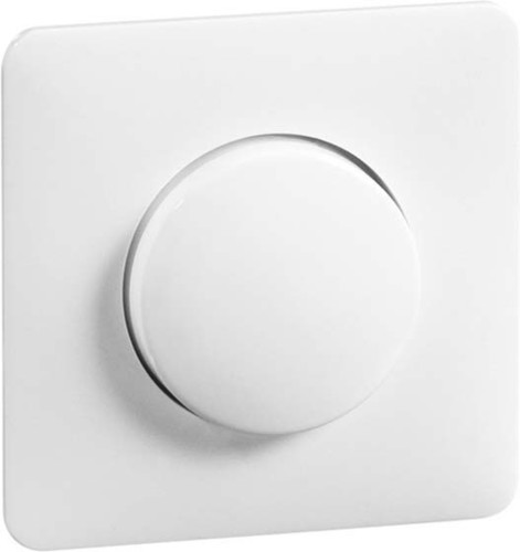 Peha Abdeckung mit Knopf weiß für Drehdimmer D 80.610 V HR