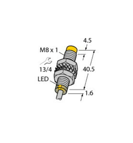 Turck Sensor induktiv NI3-M08E-AP6X