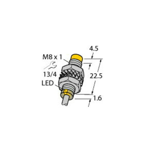 Turck Sensor induktiv NI3-M08K-AN6X
