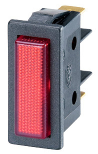 Scharnberger+Hasenbein Signalleuchte 230V 1pol.sw/rt-tr. 33016