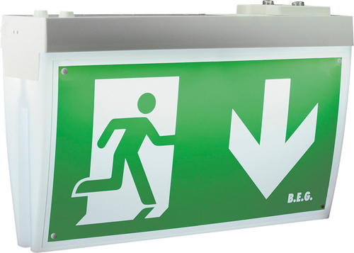 BEG Brück Electronic LED-Rettungszeichenleuchte 3h 2DN32/6/3DALI-LED