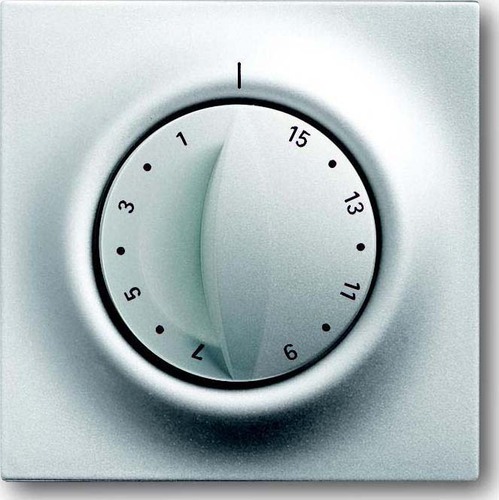 Busch-Jaeger Zentralscheibe alu/si Zeitschaltuhr,15Min. 1770-783 Busch-Jaeger Zentralscheibe alu/si Zeitschaltuhr,15Min. 1770-783