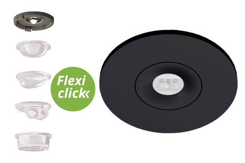 RP-Technik LED-Sicherheitsleuchte Einbau, Linsensystem EERL023SC-AZ