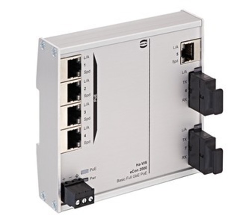 Harting Industrial Ethernet Switch unmanaged 48/54V 24024052220