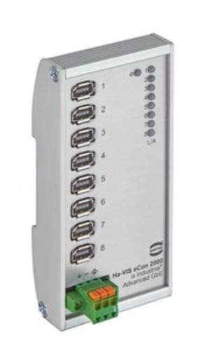 Harting Industrial Ethernet Switch unmanaged 24/48V 24144080000