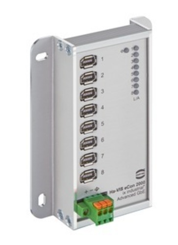 Harting Industrial Ethernet Switch unmanaged 24/48V 24144080002