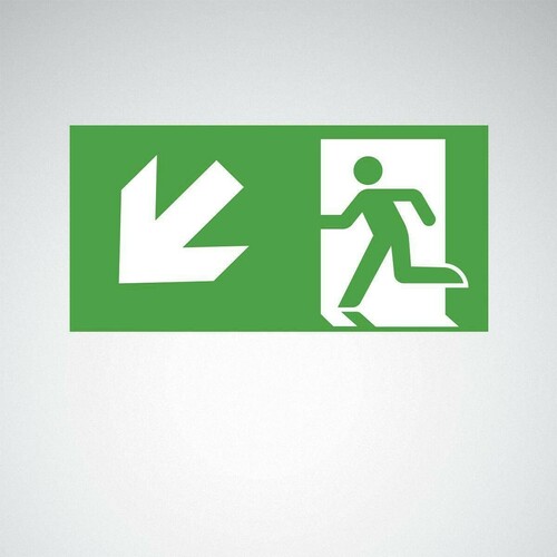 Trilux Piktogrammscheibe links/unten 07650/07750 #7956900