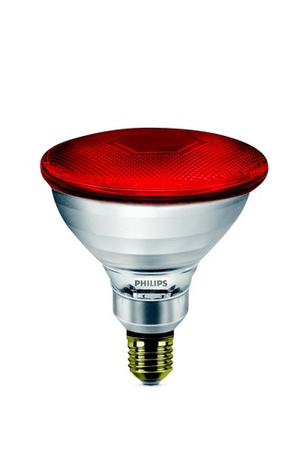 Philips Lighting Infrarotlampe PAR38 PAR38IR100WE27240Red