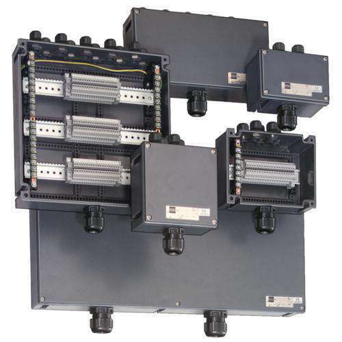 Stahl Klemmenkasten Ex e 1x2-Leiter 2,5 grau 136808 Stahl Klemmenkasten Ex e 1x2-Leiter 2,5 grau 136808