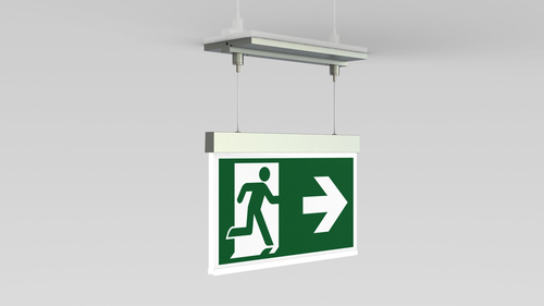 RP-Technik LED-Rettungszeichenleuchte EB + SC/3h AXCC003SC-E