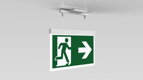 RP-Technik LED-Rettungszeichenleuchte ZB, Edelstahloptik AXEC009-E RP-Technik LED-Rettungszeichenleuchte ZB, Edelstahloptik AXEC009-E