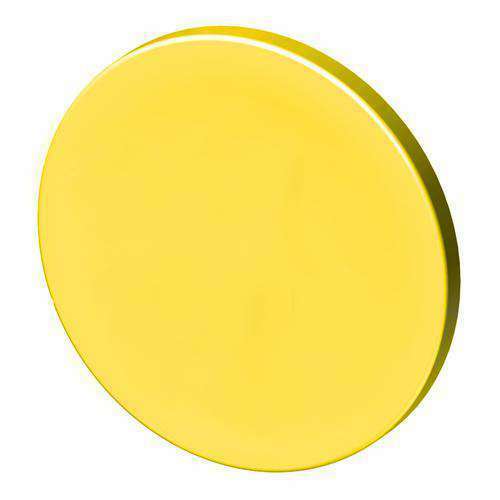 Stahl Tastenschild 8602/3 gelb 215428
