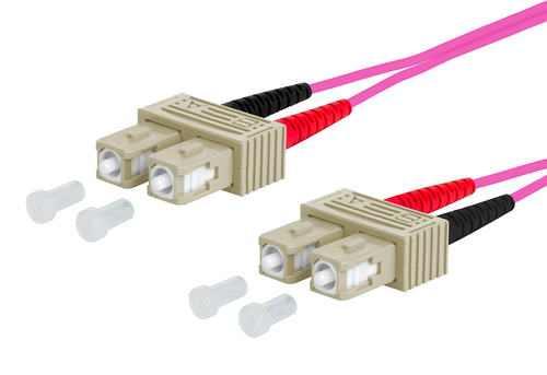 Metz Connect OpDAT Patchkabel SC-D/SC-D OM4, 9,0 m 151S1EOEO90E