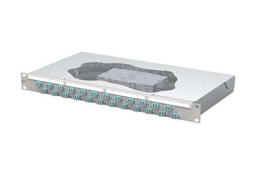 Metz Connect Patchfeld splice 24xLC-D OM3 1504557724-E