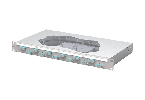 Metz Connect Patchfeld splice 12xSC-D OM3 150455BA12-F